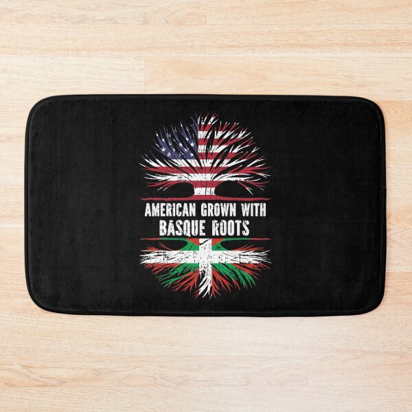 Item preview, American Grown with Basque Roots USA Flag designed and sold by CosmoKitsch.