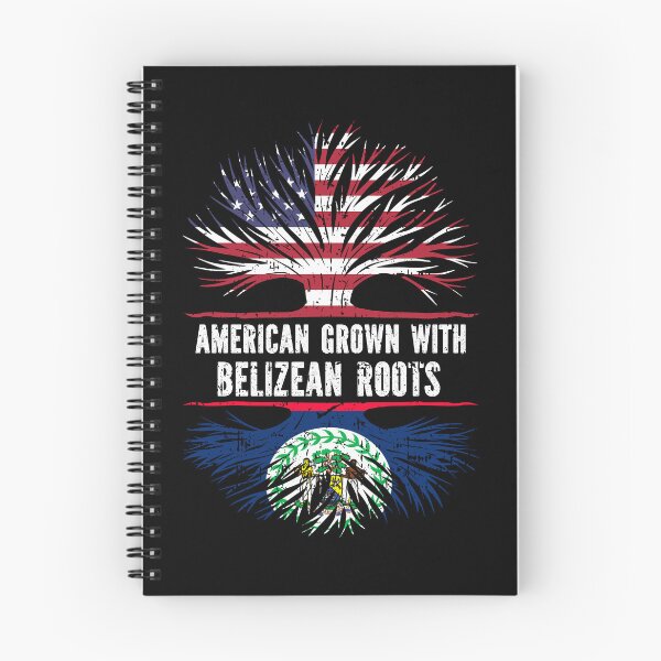 Item preview, American Grown with Belizean Roots USA Flag designed and sold by CosmoKitsch.