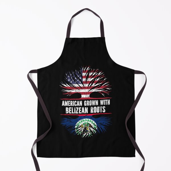 Item preview, American Grown with Belizean Roots USA Flag designed and sold by CosmoKitsch.