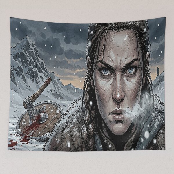 Item preview, The Shieldmaiden Vinking Warrios designed and sold by BrizzyArt.