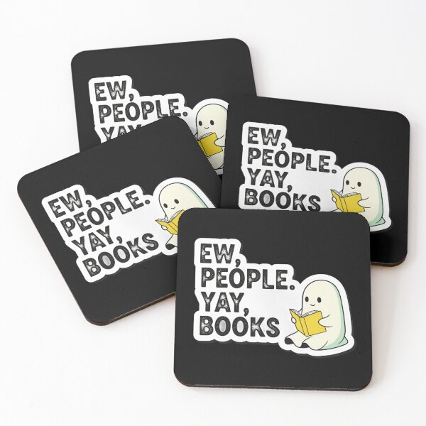 Item preview, Retro Bookworm Sarcastic Reading Quotes Collection designed and sold by Cosmic Catnip Art.