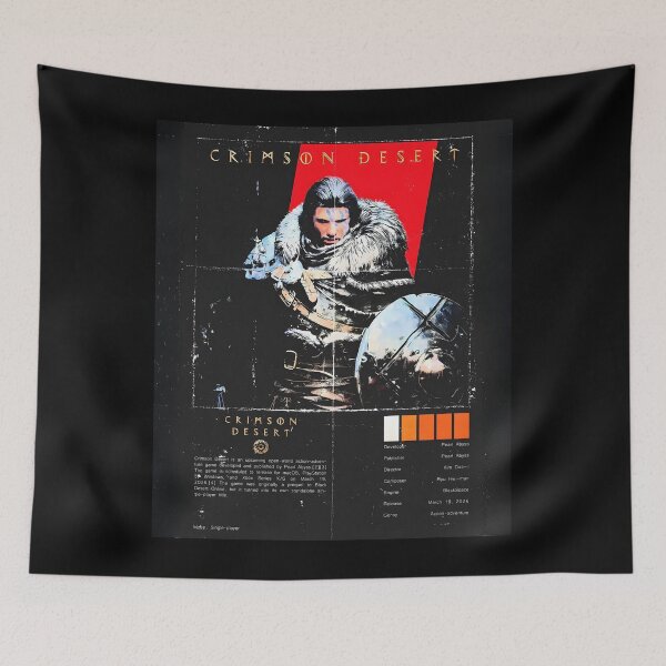 Item preview, crimson desert designed and sold by funeralbeat.