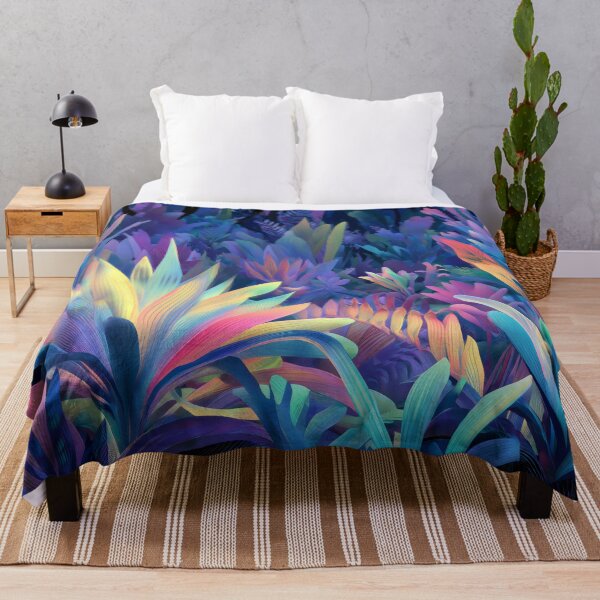 Item preview, Rainbow Glow Jungle Plants designed and sold by LuminousFoundry.