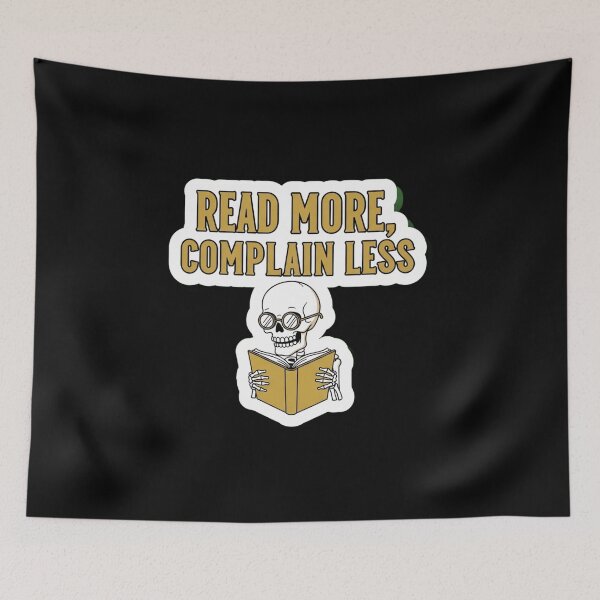 Item preview, Retro Bookworm Sarcastic Reading Quotes Collection designed and sold by Cosmic Catnip Art.