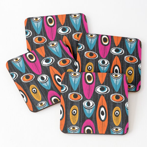 Item preview, Psychedelic Abstract Evil Eye Motif Pattern designed and sold by Piotrek0001.