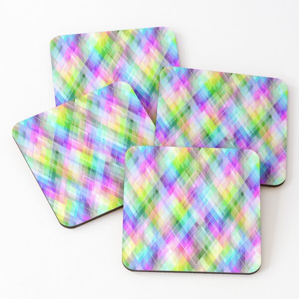 Item preview, Abstract Colorful Rainbow Light Grid Pattern designed and sold by Piotrek0001.