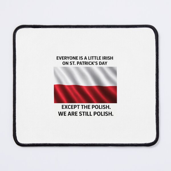 Item preview, Polish pride with Irish luck t-shirt funny whimsical designed and sold by ColorCatalysts.