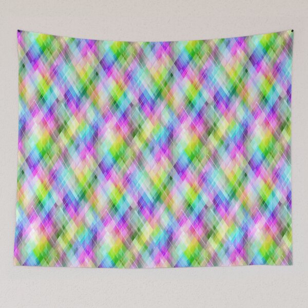 Item preview, Abstract Colorful Rainbow Light Grid Pattern designed and sold by Piotrek0001.