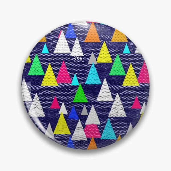 Item preview, Geometric Triangles on Dark Blue Dotted Pattern designed and sold by Piotrek0001.