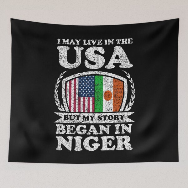 Item preview, I May Live In USA But My Story Began In Niger  designed and sold by GabbyKash.