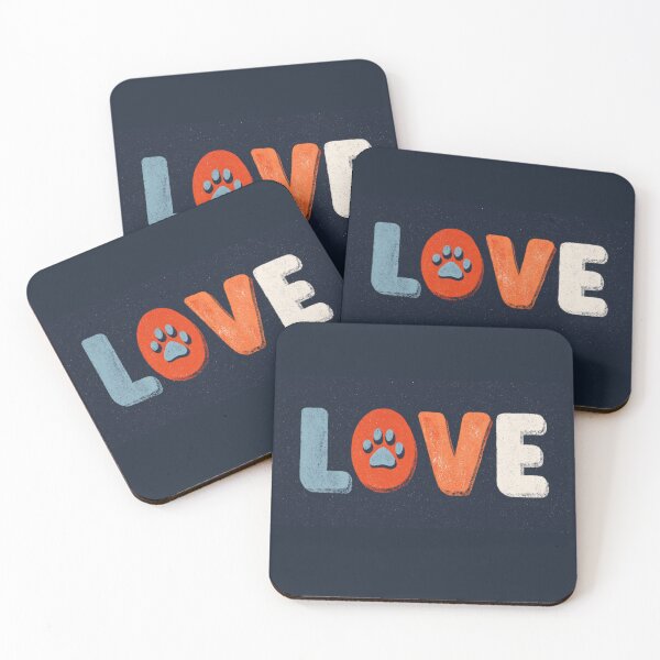 Item preview, Love with a dog paw design designed and sold by anytka.