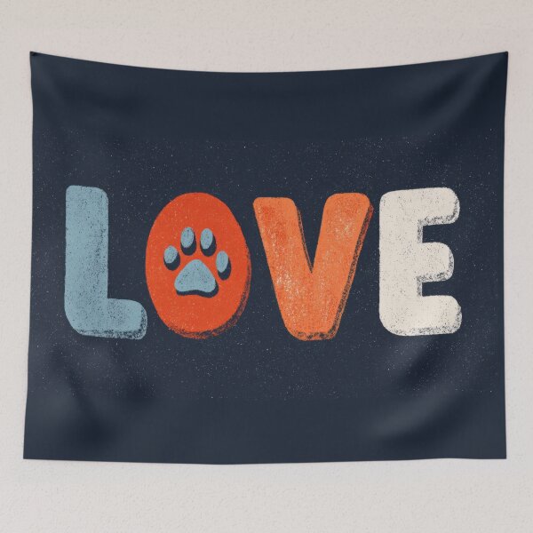 Item preview, Love with a dog paw design designed and sold by anytka.