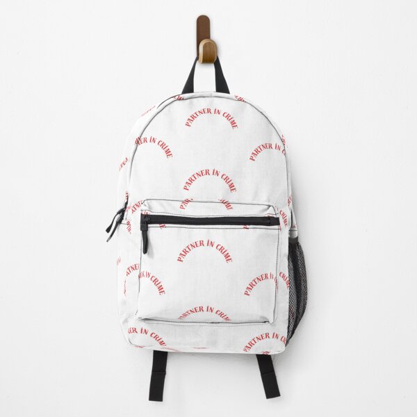 Item preview, Red Partner In Crime Minimalist Arch Typography designed and sold by Theselinara.