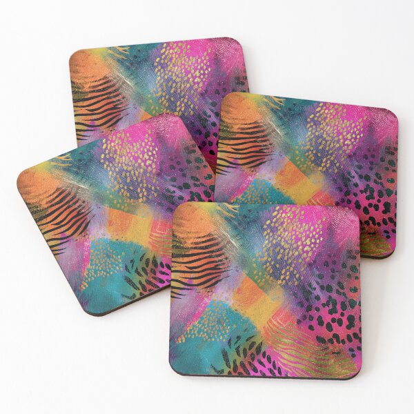 Item preview, Tropical (Faux) Animal Print Vibrant Colorful Abstract Art designed and sold by DEC02.