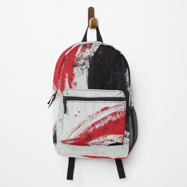 Item preview, Red and black paint swirl design designed and sold by anytka.