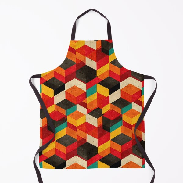 Item preview, Retro 3D Isometric Cube Geometric Pattern designed and sold by Piotrek0001.