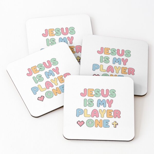 Item preview, Jesus Is My Player One – Cute Christian Gamer Pastel Design designed and sold by Illustrated Faith.