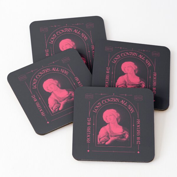 Item preview, Love Covers All Sins Proverbs 10:12 – Christian Nun Faith Art designed and sold by WellspringXflow.