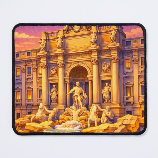 Item preview, Trevi Fountain Rome - Iconic Italian Landmarks designed and sold by MatthewHeights.
