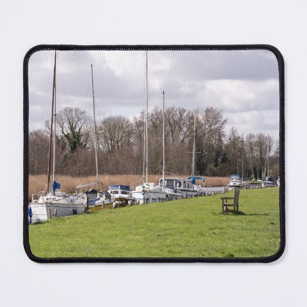 Item preview, Boats moored in Upton Dyke, Norfolk designed and sold by yackers1.