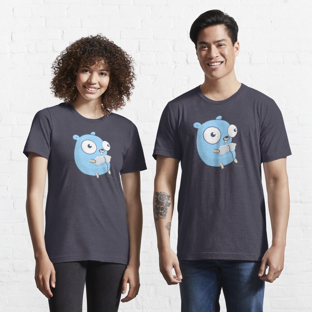"The Golang Gopher Mascot: Gaming" T-shirt for Sale by hellkni9ht ...