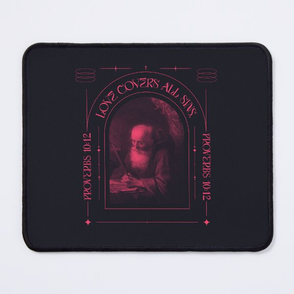 Item preview, Love Covers All Sins Proverbs 10:12 – Old Man and Cross Faith Art designed and sold by WellspringXflow.