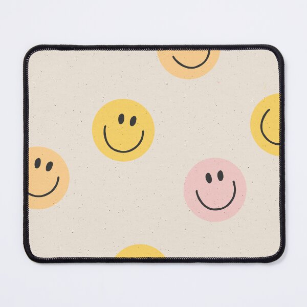 Item preview, Pastel Smileys Natural Colors Pink Yellow Poster Print designed and sold by Annis Pixelliebe.