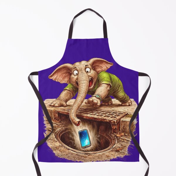 Item preview, Elephant Dropping Sticker – Funny Animal Fail Art designed and sold by Felixuss.