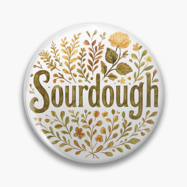 Item preview, Vintage Sourdough Floral Wreath designed and sold by shoploafly.