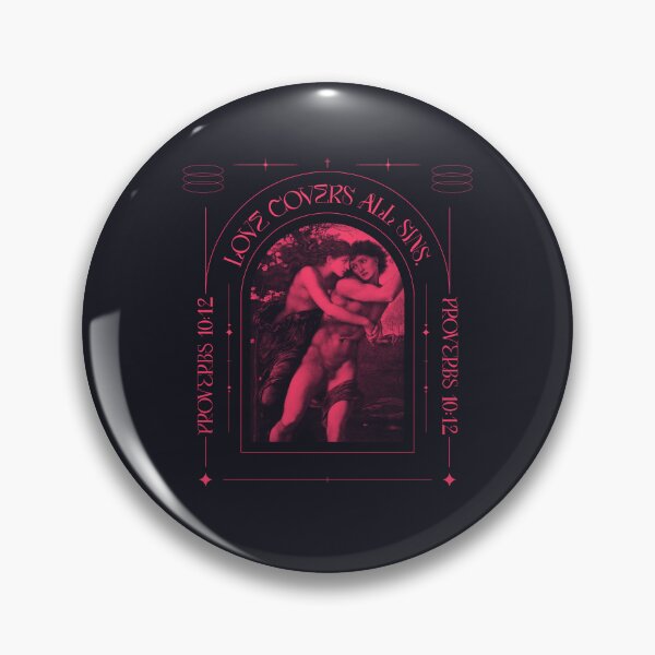 Item preview, Love Covers All Sins Proverbs 10:12 – Adam and Eve Redemption Art designed and sold by WellspringXflow.