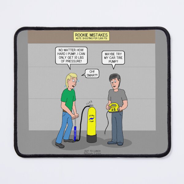 Item preview, SCUBA Tank Air Filling Issue! designed and sold by Out to Lunch Cartoons and More.
