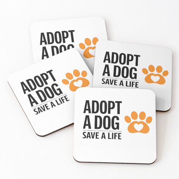 Item preview, Adopt A Dog Save A Life Shirt – Dog Rescue Paw Print Design designed and sold by Designs That Speak ✨.
