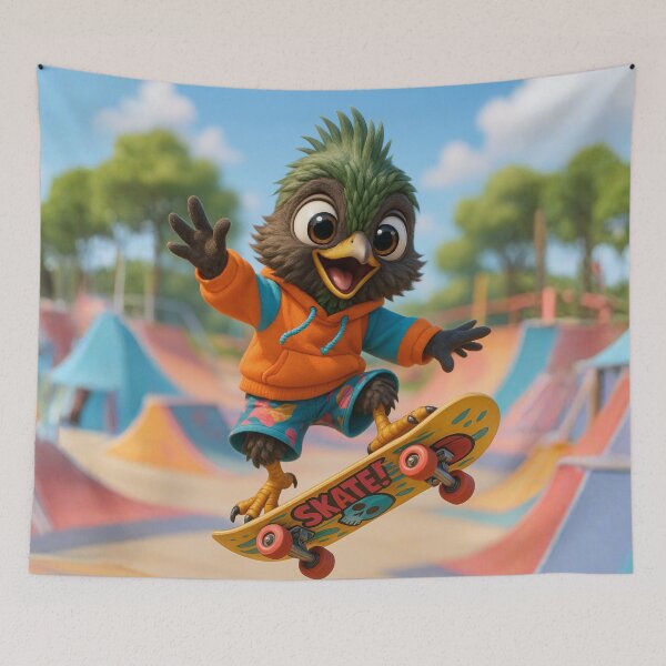 Item preview, Skater Scale-Crested Pygmy Tyrant  designed and sold by Sillytoe.