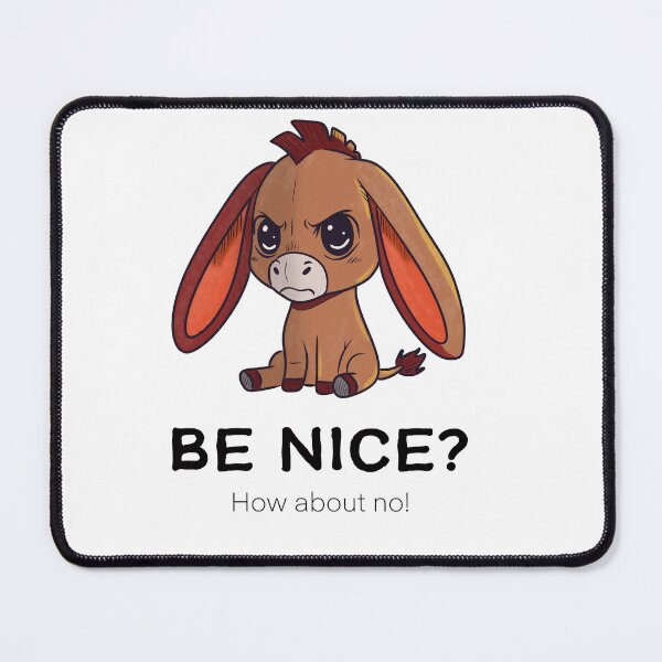 Item preview, Grumpy Donkey Funny T-Shirt | Cute Angry Donkey Shirt | Stubborn Mood Tee | Funny Animal Shirt | Attitude Graphic Tee designed and sold by SimoesArtistry.