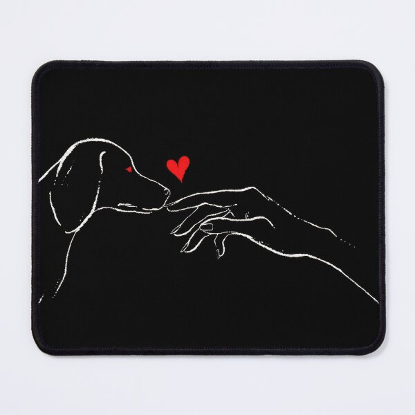 Item preview, Dog and hand share a moment of love designed and sold by anytka.