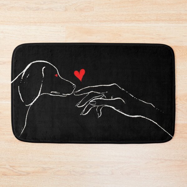 Item preview, Dog and hand share a moment of love designed and sold by anytka.