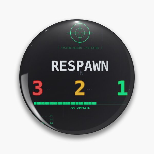 Item preview, Respawn In 3 2 1 — Cyberpunk Gamer HUD designed and sold by olzay.