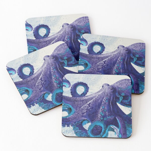Item preview, Creative octopus swimming in water designed and sold by anytka.