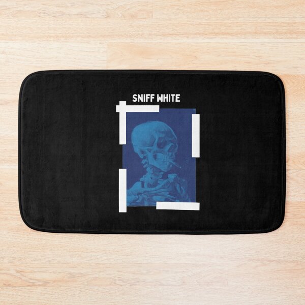 Item preview, Sniff White Vincent Van Gogh Smoking Skeleton designed and sold by thecooltable.