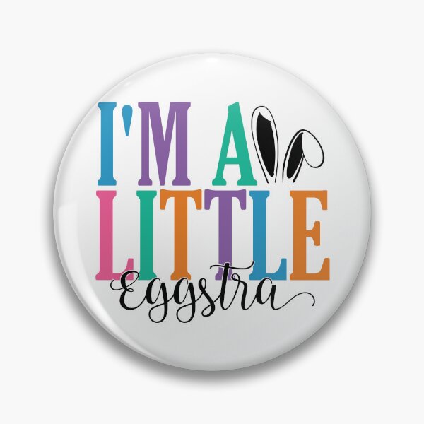 Item preview, I'm a Little Eggstra - Funny Easter Bunny Spring Pastel Aesthetic designed and sold by FuzionRaptor.