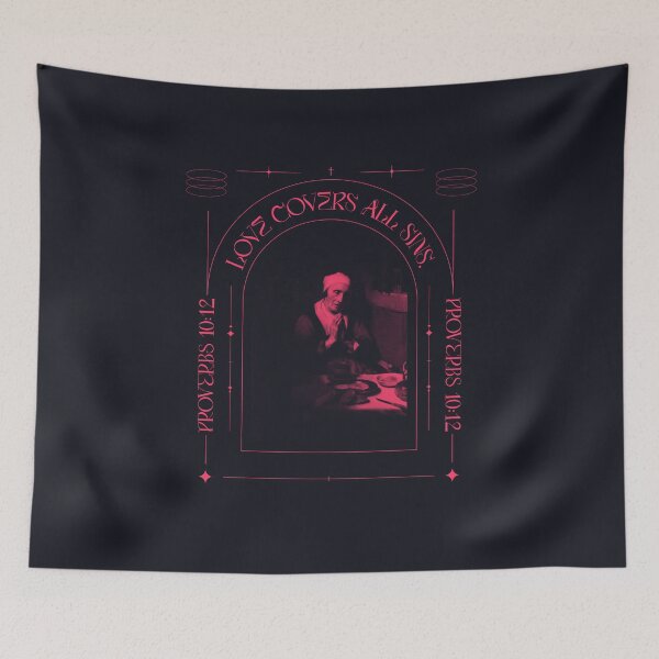 Item preview, Love Covers All Sins Proverbs 10:12 – Praying Nun Intercessory Faith ArtArt designed and sold by WellspringXflow.