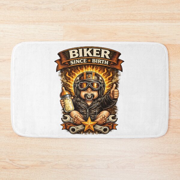 Item preview, Biker Since Birth – Funny Baby Biker Design | Retro Motorcycle Gift | Vintage Biker T-Shirt, Clothes  designed and sold by MartinioArtStudio.