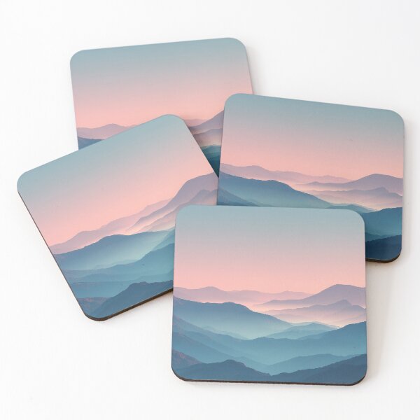 Item preview, Minimalist Mountain, Nature Landscape, Sunrise Mountain designed and sold by PandaKunst.