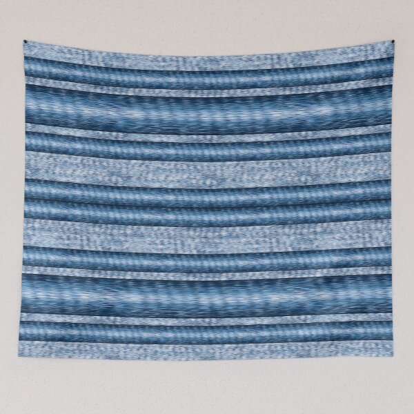 Item preview, Striped pattern with fibrous texture in blue designed and sold by Cherevan.