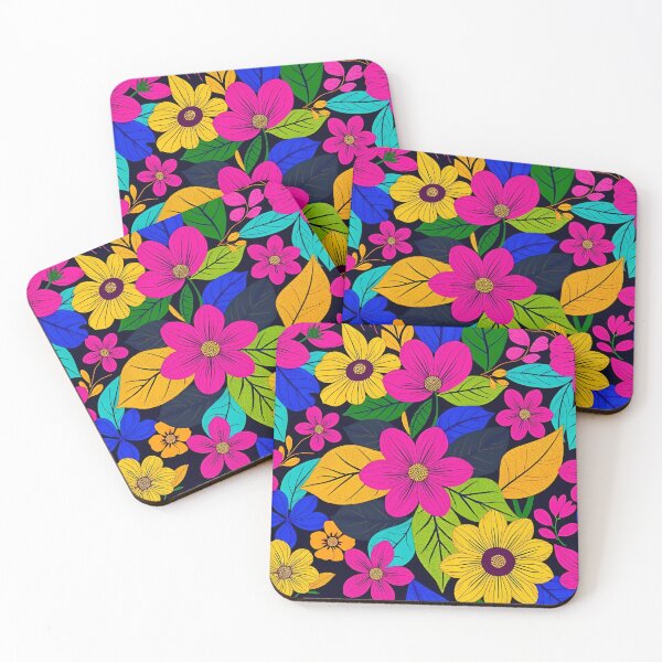 Item preview, Vibrant Floral Pattern with Bold Colors designed and sold by Good Vibes .