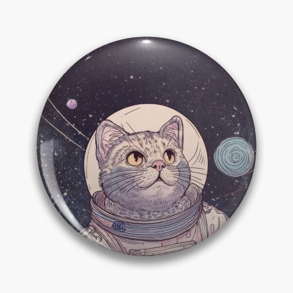 Item preview, Cat in space explores new worlds designed and sold by anytka.