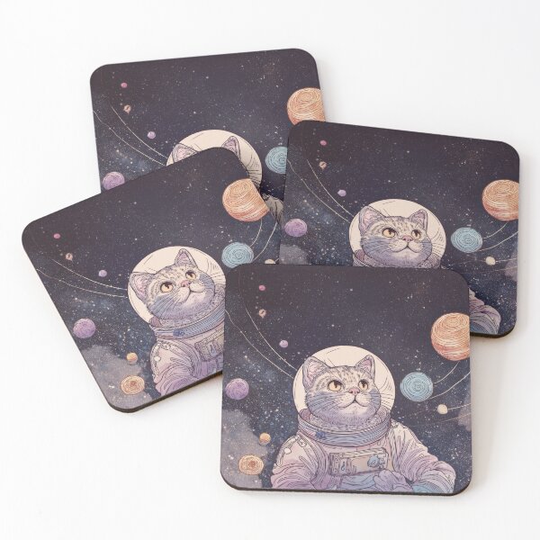Item preview, Cat in space explores new worlds designed and sold by anytka.
