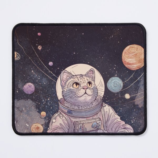 Item preview, Cat in space explores new worlds designed and sold by anytka.