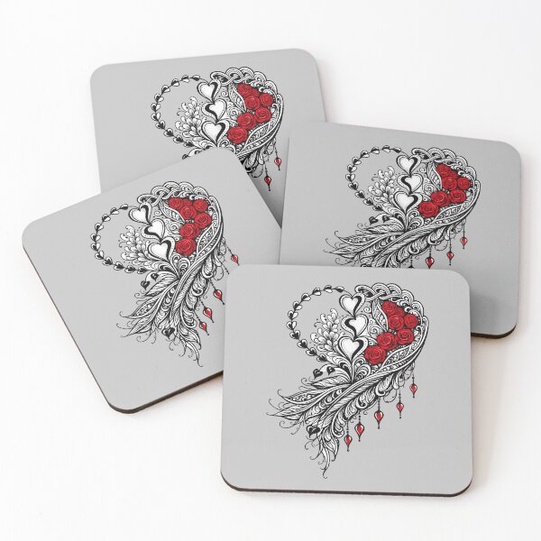 Item preview, Heart graphic black and white art designed and sold by Natart1004.
