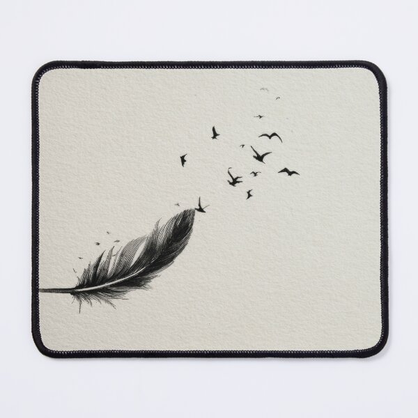 Item preview, Feather and birds take flight in art designed and sold by anytka.